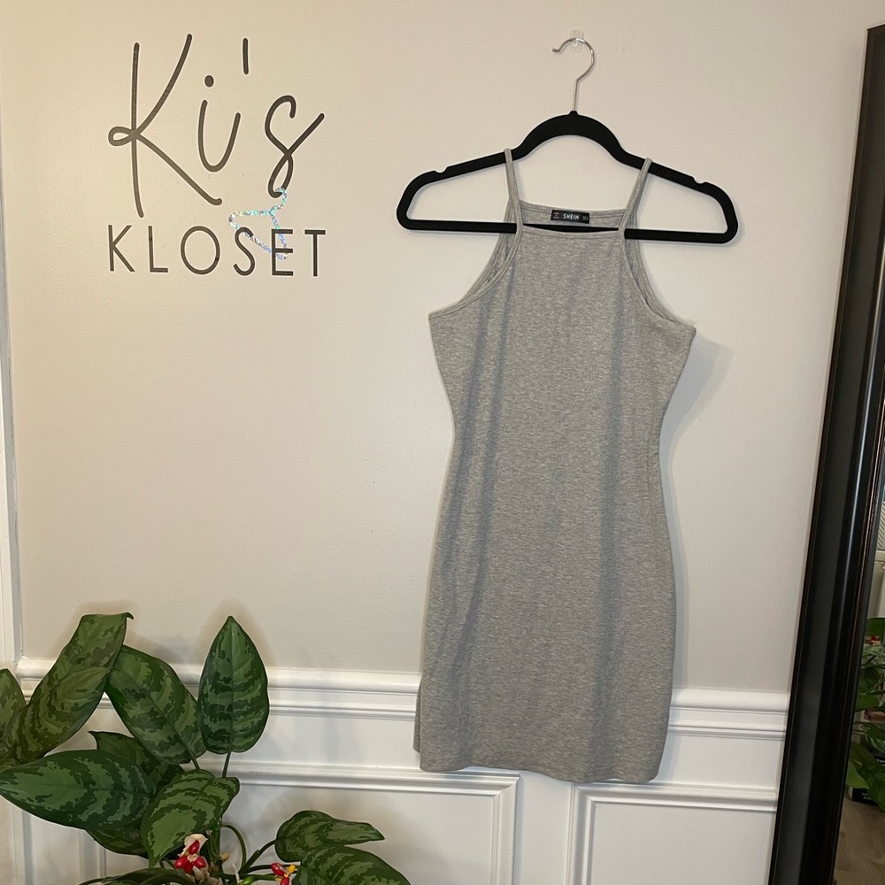 Gray Shein Mini Dress